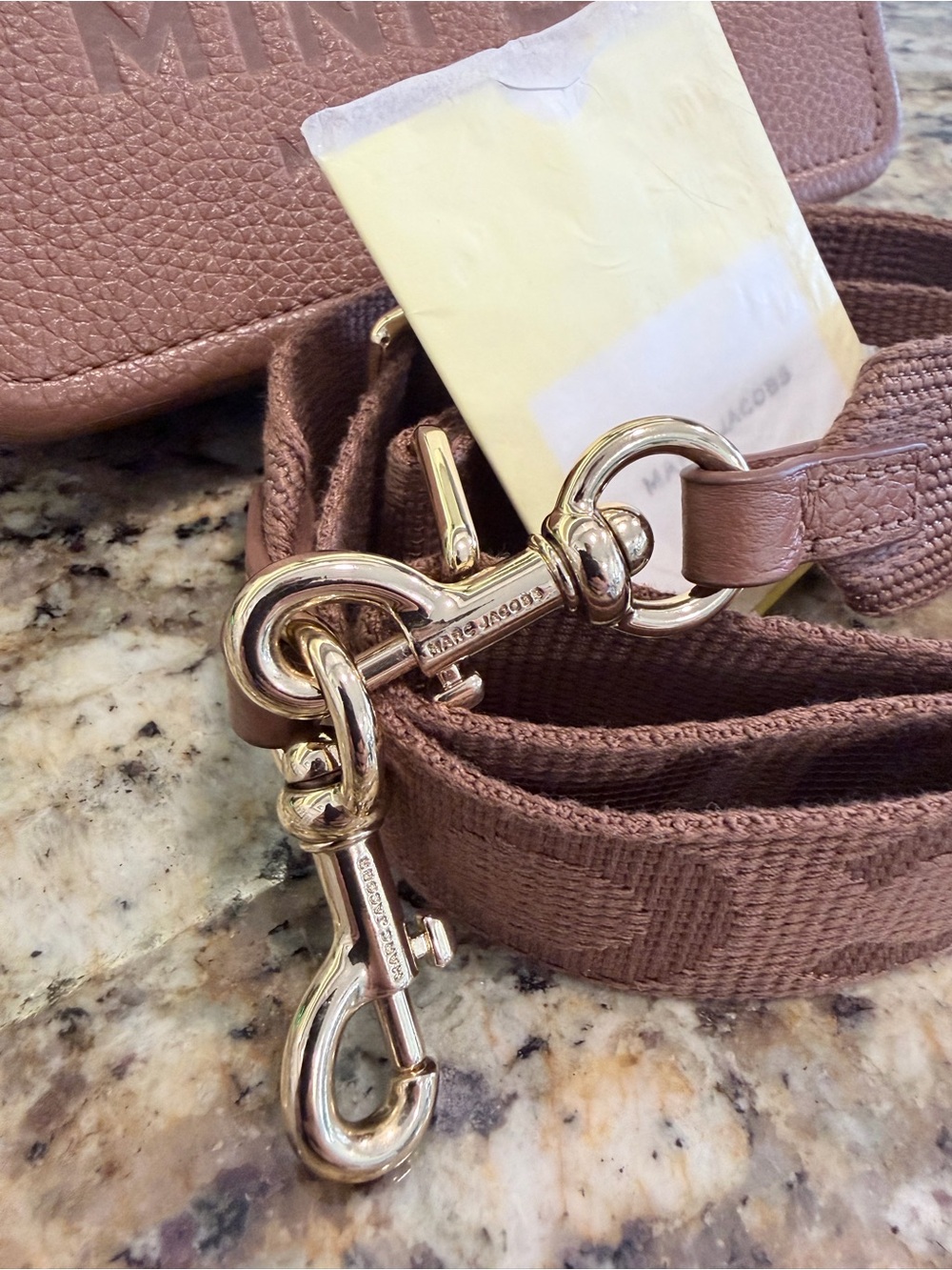 Marc Jacobs Women's The Leather Mini Bag - Gold Hardware with Dust Bag Inclusion - Picture 12 of 12
